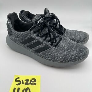 Adidas Men's Black and Gray Sneakers
